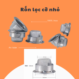 Rốn lọc cặn - Lọc đáy nồi máy sắc thuốc đóng gói tự động loại nhỏ